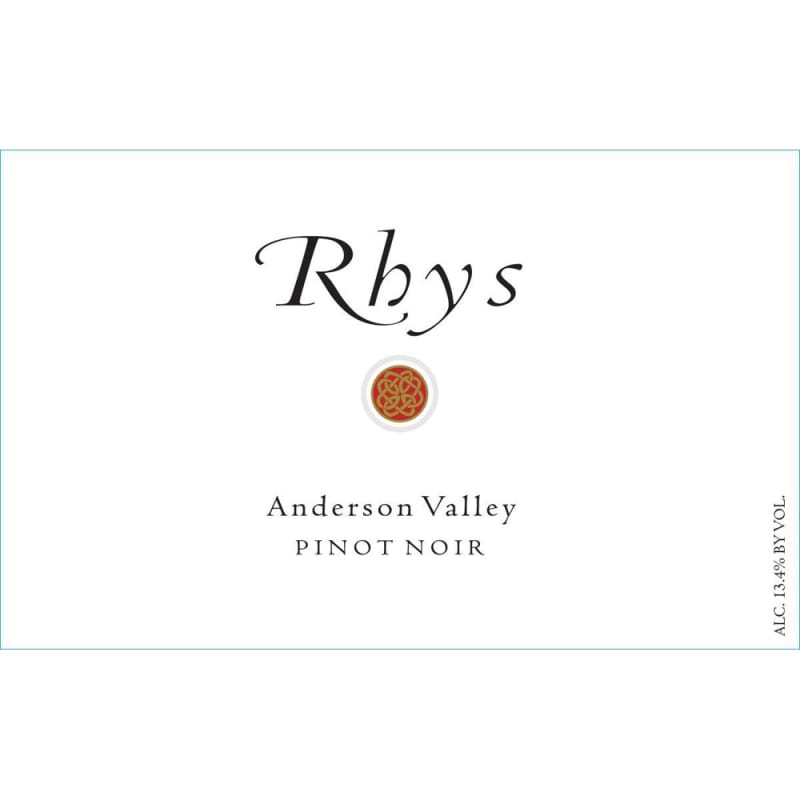 Rhys Anderson Valley Pinot Noir 2015 Front Label