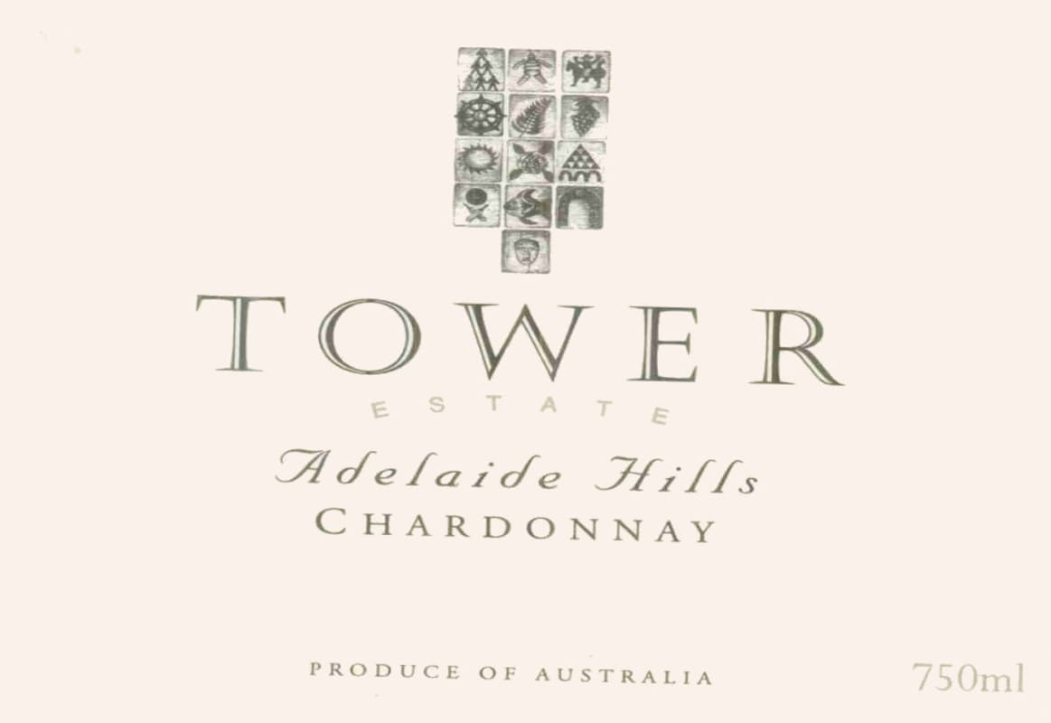 Tower Estate Chardonnay 2008 Front Label