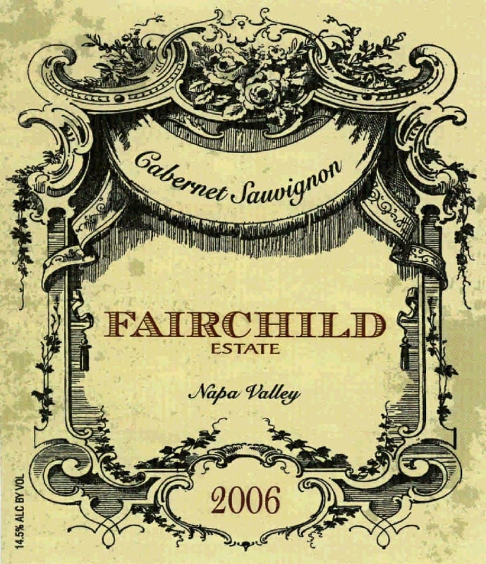 Fairchild Cabernet Sauvignon 2006 Front Label
