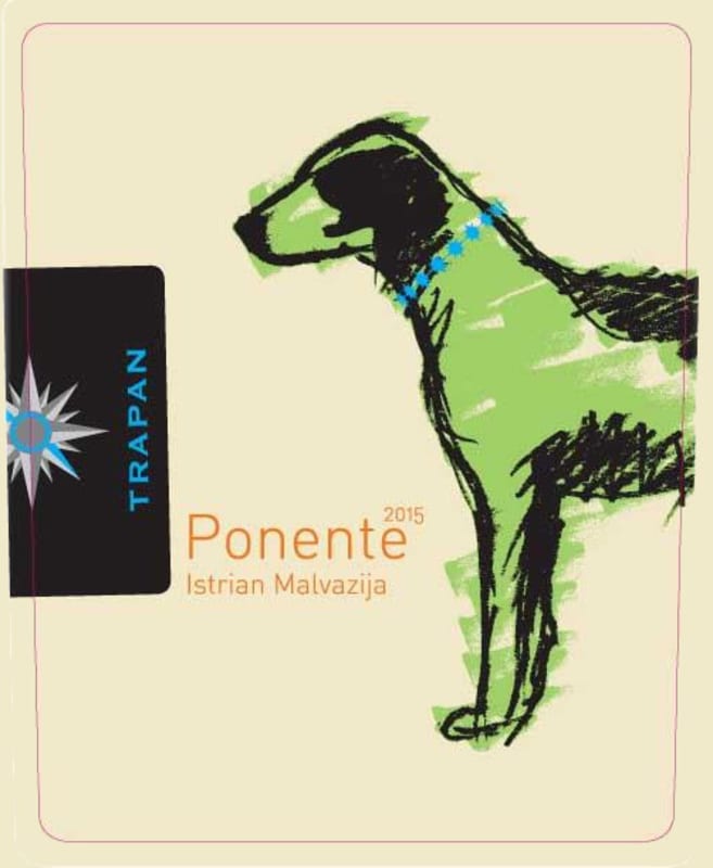 Trapan Vina Ponente Istarska Malvazija 2015 Front Label