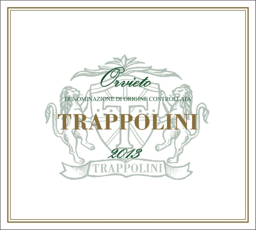 Trappolini Orvieto 2013 Front Label