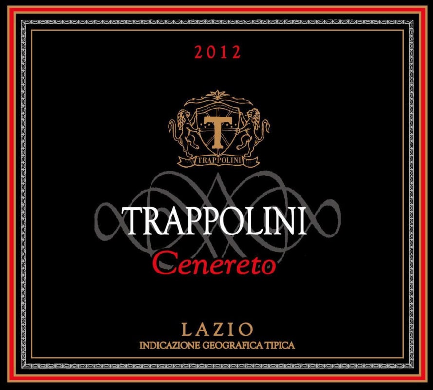 Trappolini Lazio Cenereto Rosso 2012 Front Label
