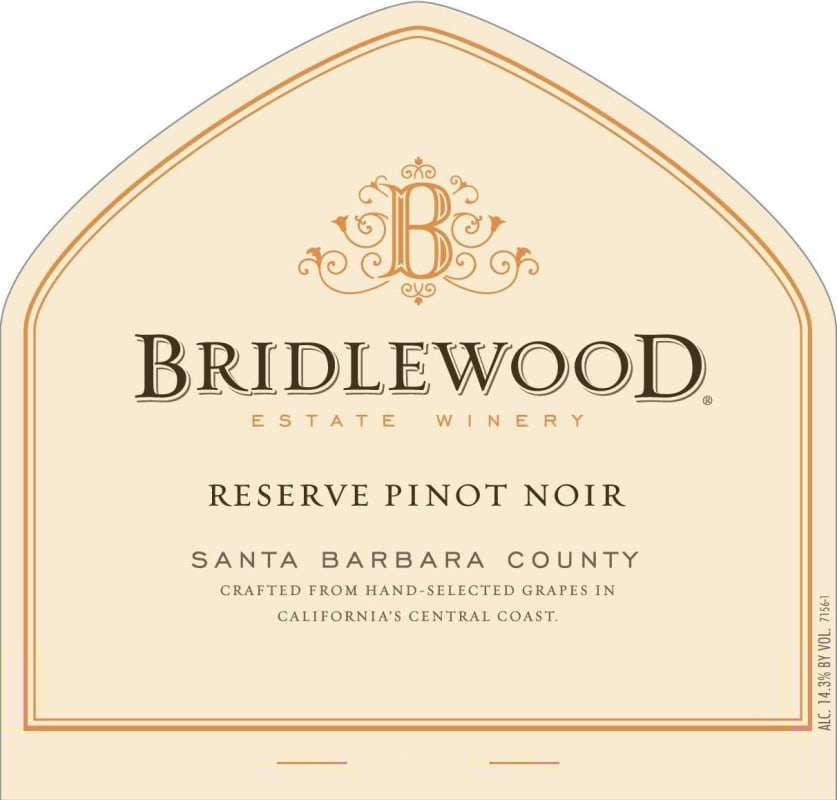 Bridlewood Reserve Pinot Noir 2014 Front Label