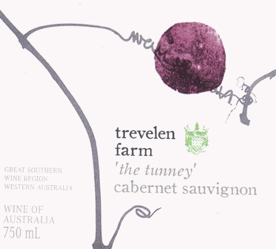 Trevelen Farm The Tunney Cabernet Sauvignon 2010 Front Label