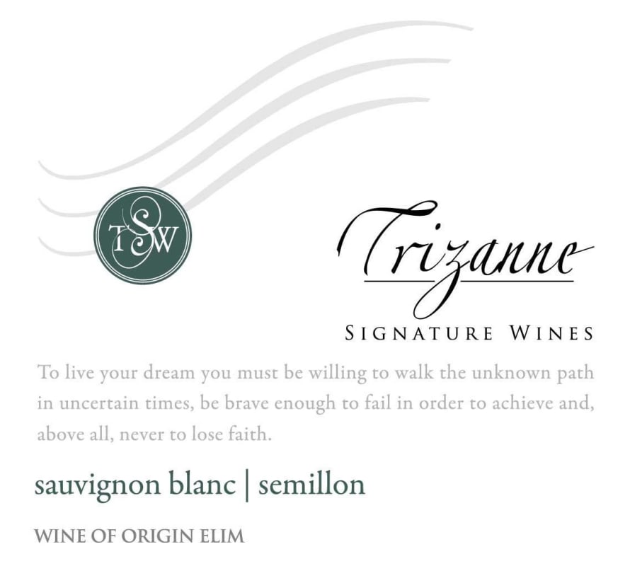 Trizanne Signature Wines Sauvignon Blanc Semillon 2010 Front Label