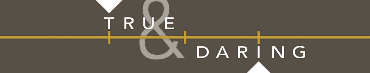 True & Daring Riesling 2014 Front Label