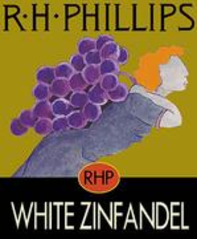 RH Phillips White Zinfandel 2000 Front Label