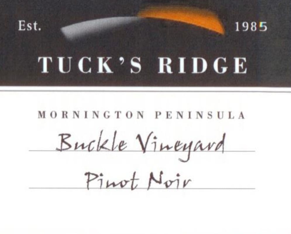 Tuck's Ridge Vineyard Buckle Pinot Noir 2009 Front Label