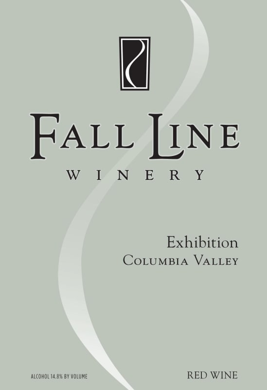Fall Line Winery Exhibition Red 2012 Front Label