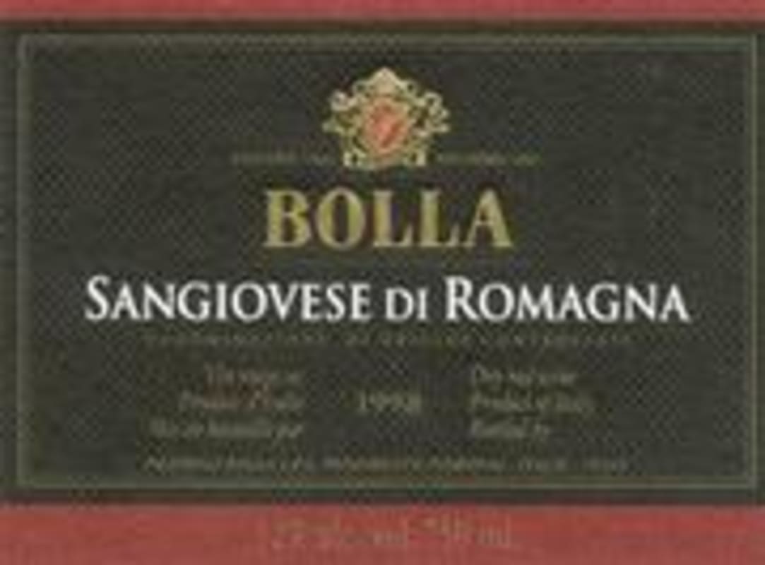 Bolla Sangiovese 2000 Front Label