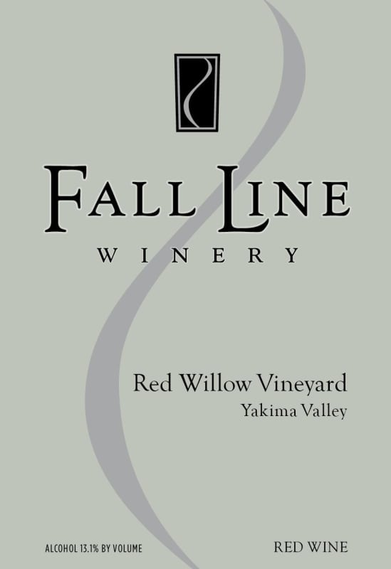 Fall Line Winery Red Willow Vineyard 2012 Front Label