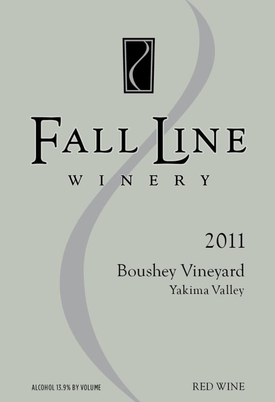 Fall Line Winery Boushey Vineyard Red Blend 2011 Front Label