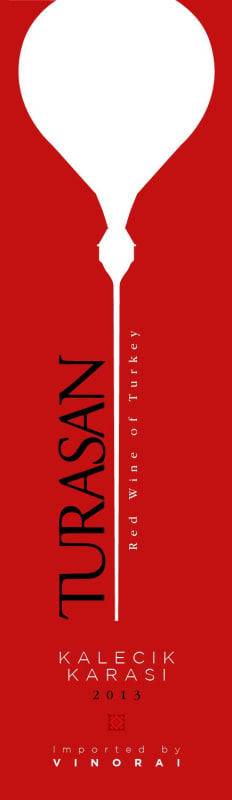 Turasan Winery Kalecik Karasi 2013 Front Label
