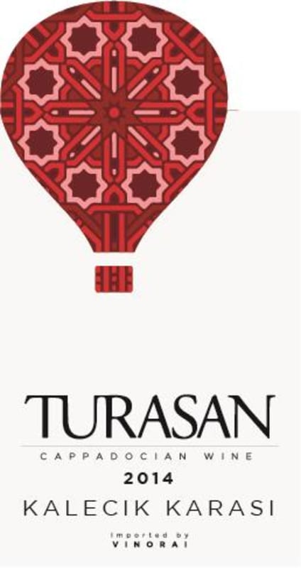 Turasan Winery Kalecik Karasi 2014 Front Label