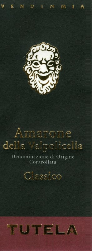 Tutela Amarone della Valpolicella Classico 2011 Front Label