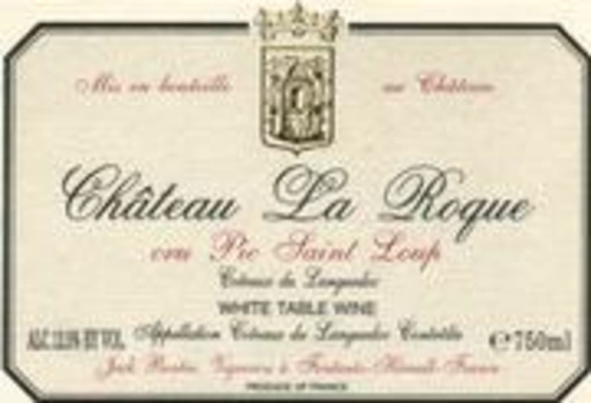 Chateau La Roque Pic St. Loup Rouge 2000 Front Label