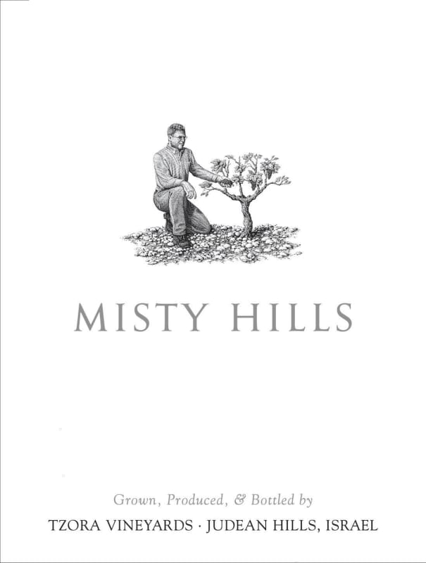 Tzora Misty Hills 2012 Front Label