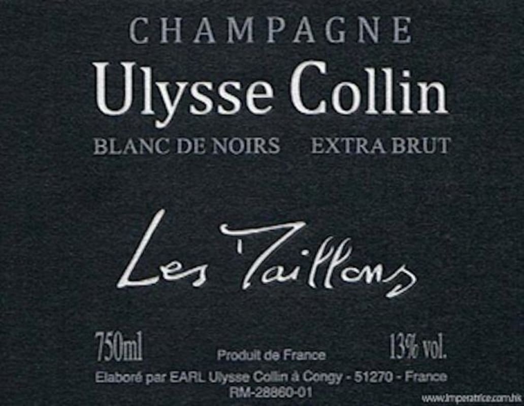 Ulysse Collin Les Maillons Blanc de Noirs Extra Brut 2011 Front Label