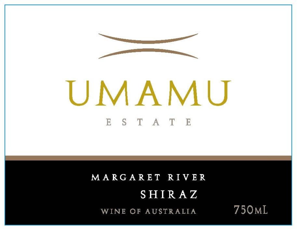 Umamu Estate Shiraz 2009 Front Label