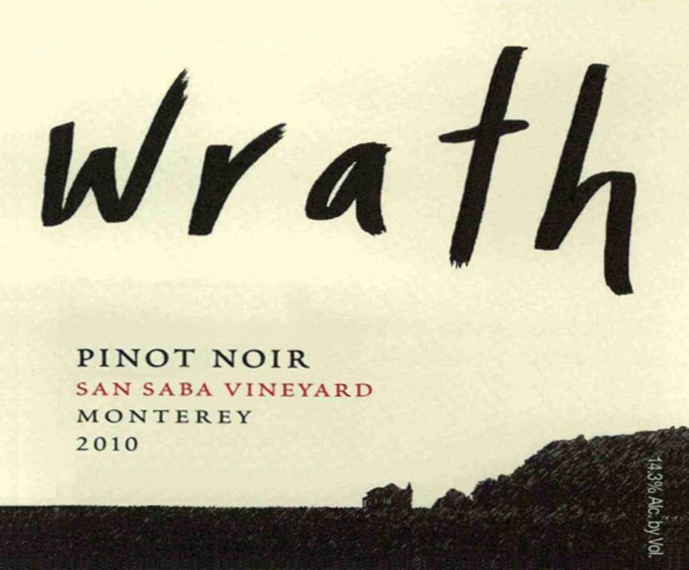Wrath San Saba Vineyard Pinot Noir 2010 Front Label