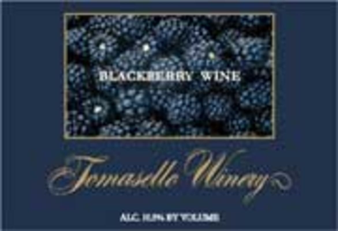 Tomasello Winery Blackberry Fruit Wine (500ml) Front Label
