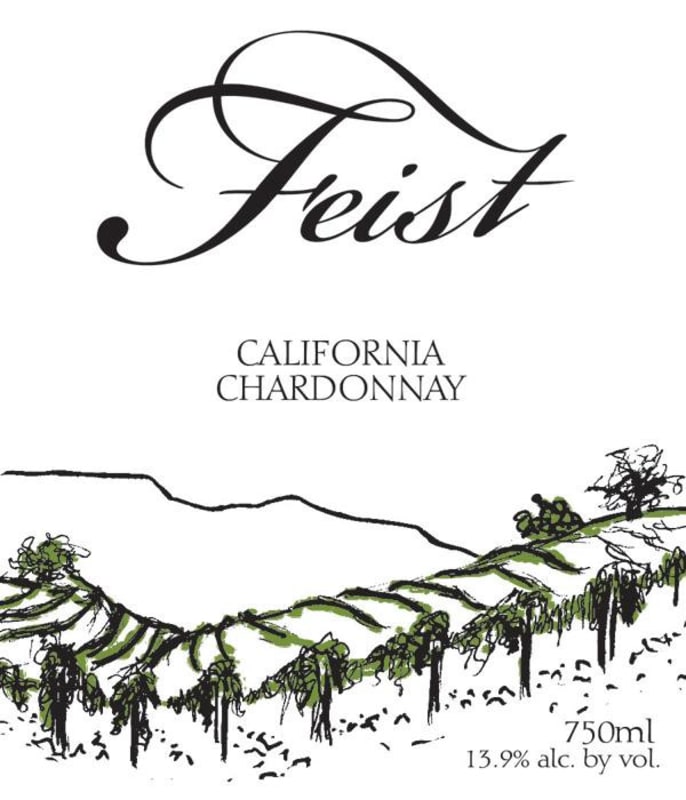 Feist Wines Chardonnay 2013 Front Label
