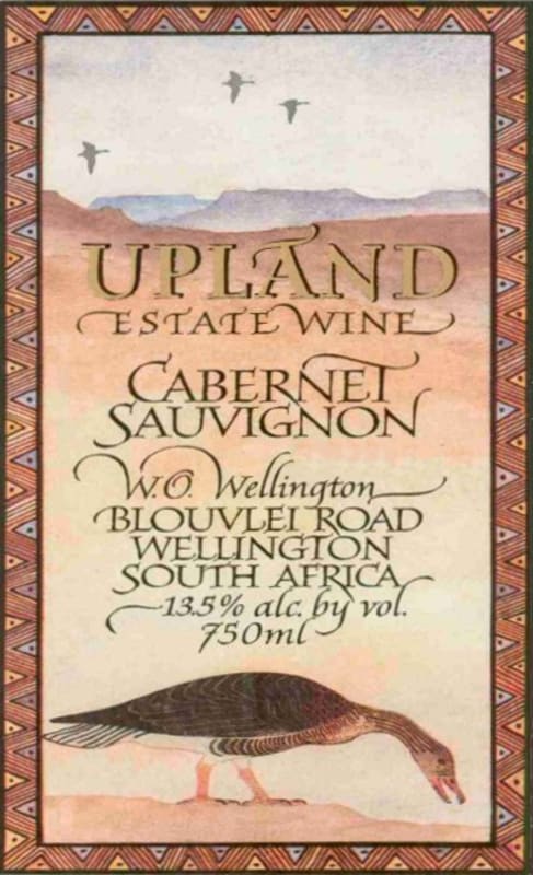 Upland Organic Estate Cabernet Sauvignon 2006 Front Label