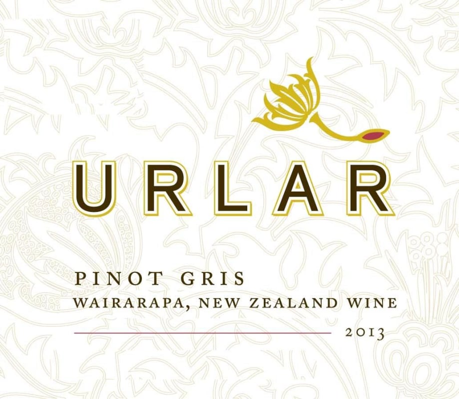 Urlar Estate Gladstone Pinot Gris 2013 Front Label