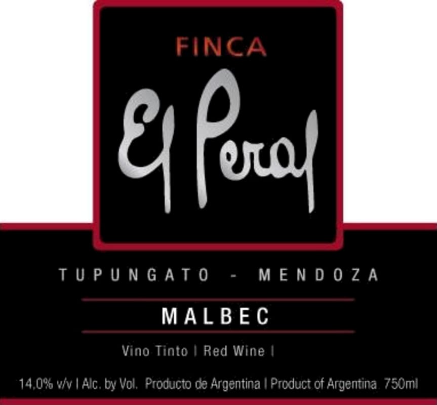 Uruco Wines Finca El Peral Malbec 2013 Front Label
