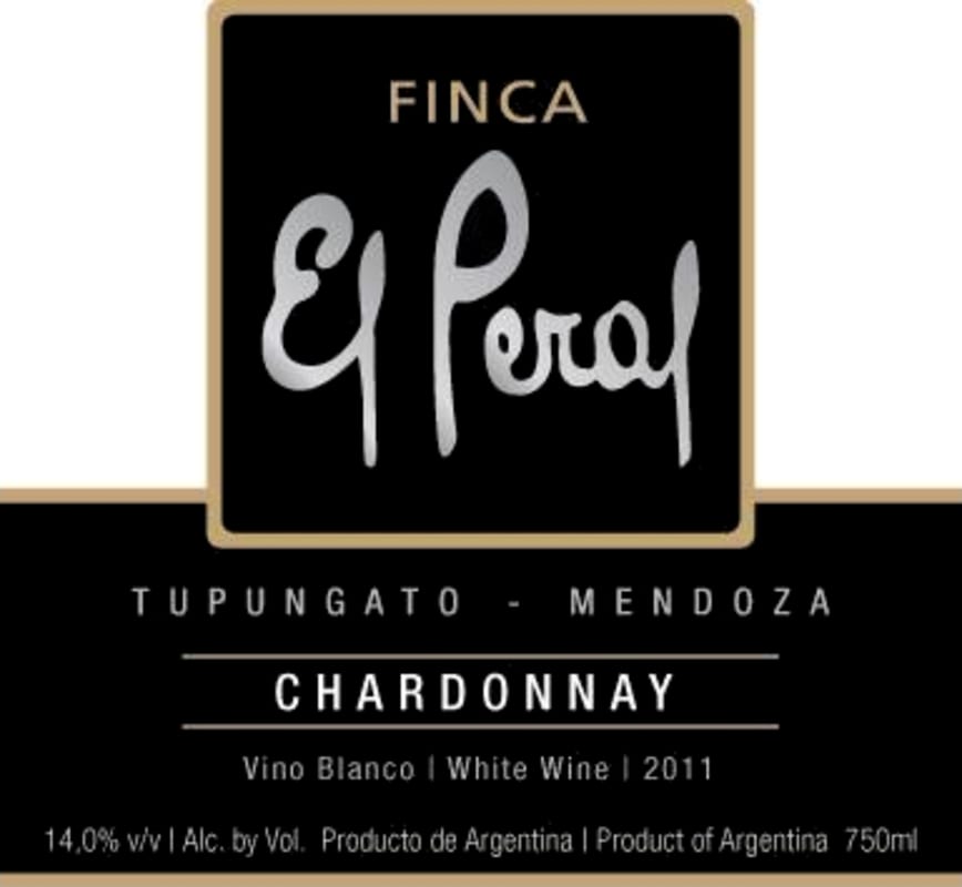 Uruco Wines Finca El Peral Chardonnay 2011 Front Label