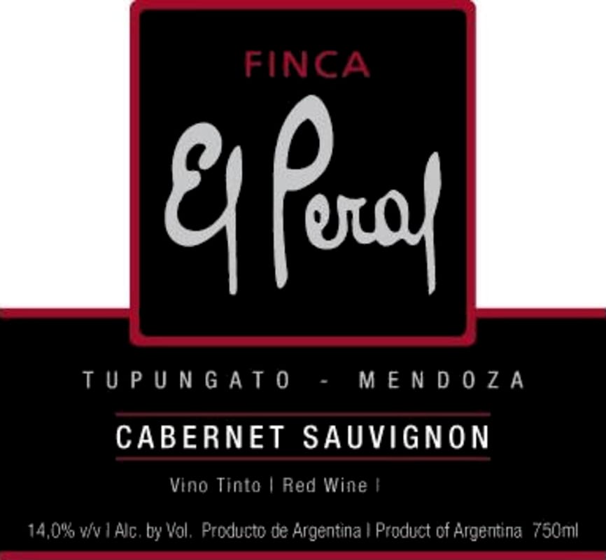 Uruco Wines Finca El Peral Cabernet Sauvignon 2012 Front Label