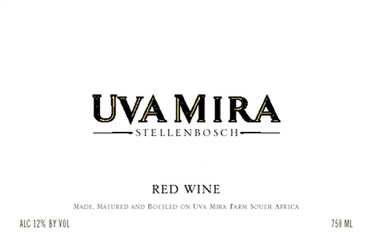 Uva Mira Mountain Vineyards Vineyard Selection Red 2009 Front Label
