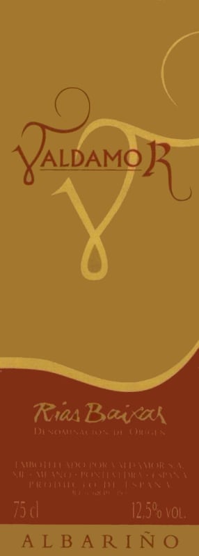 Valdamor Albarino 2012 Front Label