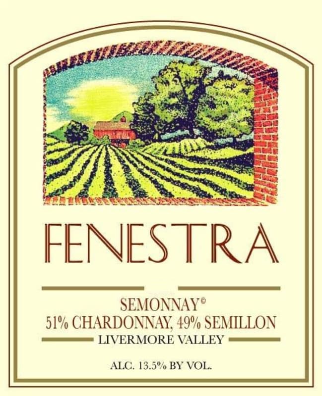 Fenestra Winery Semonnay 2012 Front Label