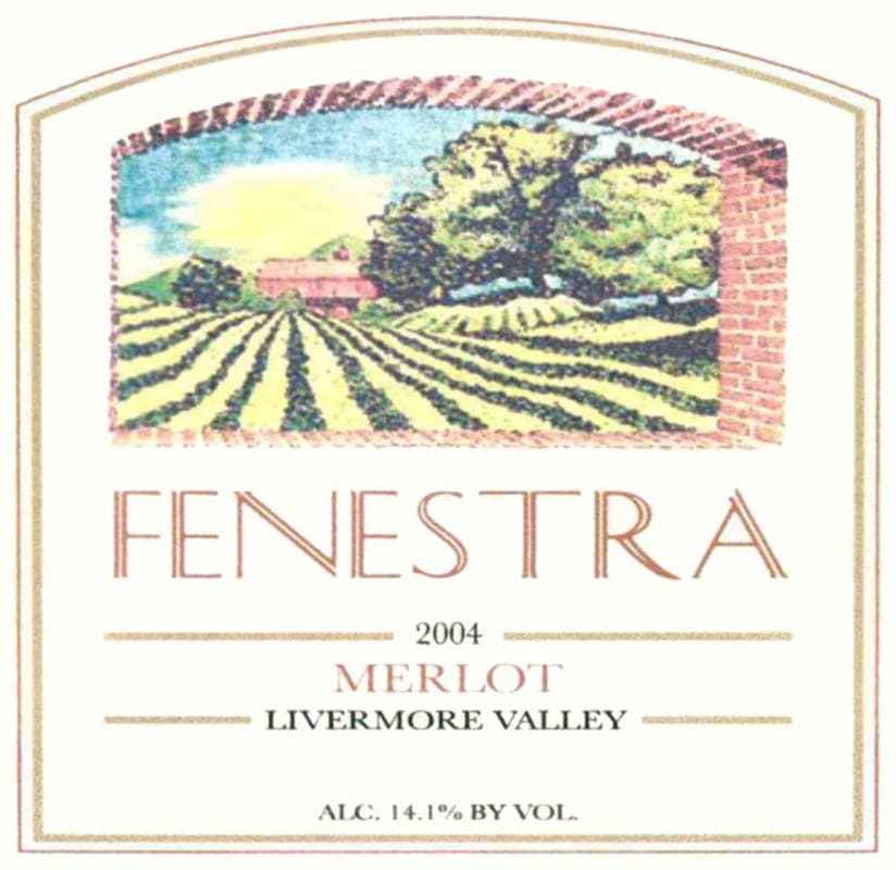 Fenestra Winery Thatcher Bay Vineyard Merlot 2004 Front Label