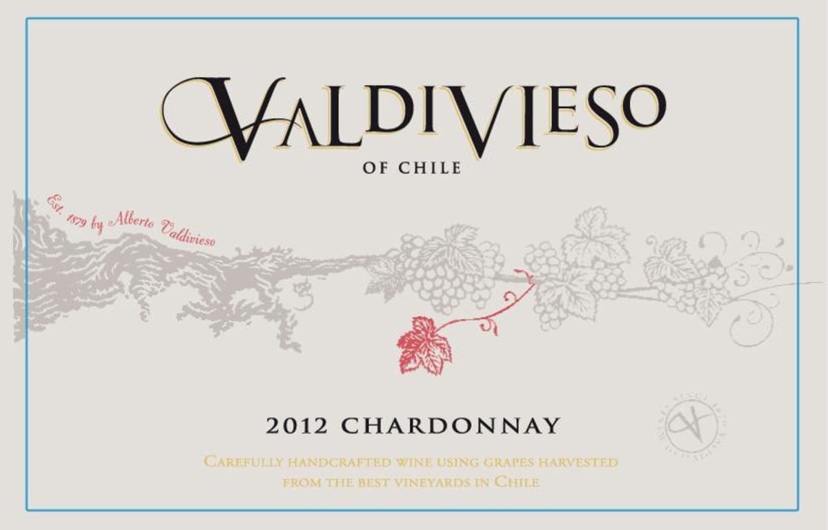 Valdivieso Chardonnay 2012 Front Label