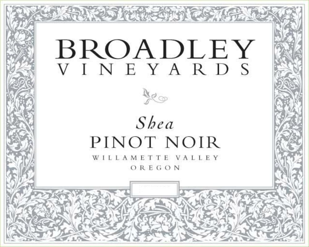 Broadley Shea Pinot Noir 2011 Front Label
