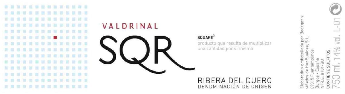 Valdrinal SQR 2008 Front Label
