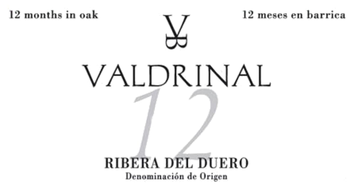 Valdrinal Ribera del Duero 12 2013 Front Label