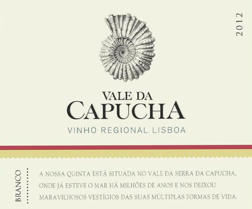 Vale da Capucha Vinho Regional Lisboa Branco 2012 Front Label