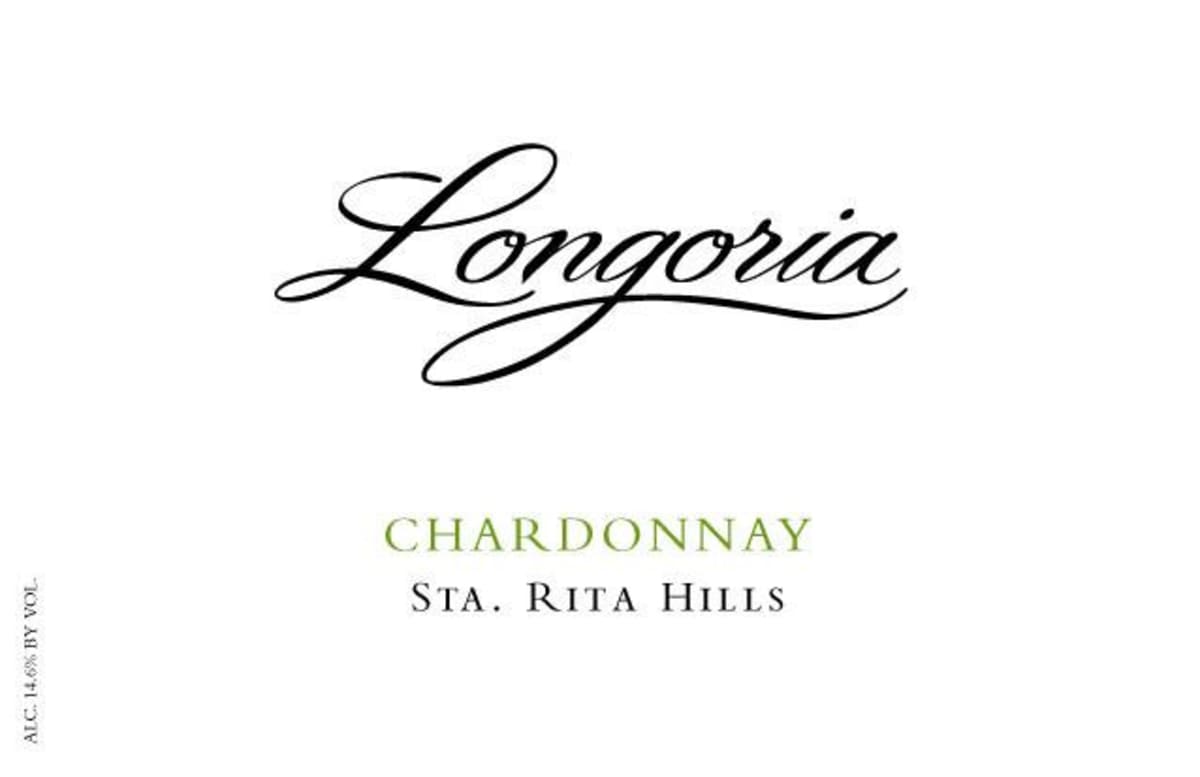 Longoria Sta. Rita Hills Chardonnay 2015 Front Label
