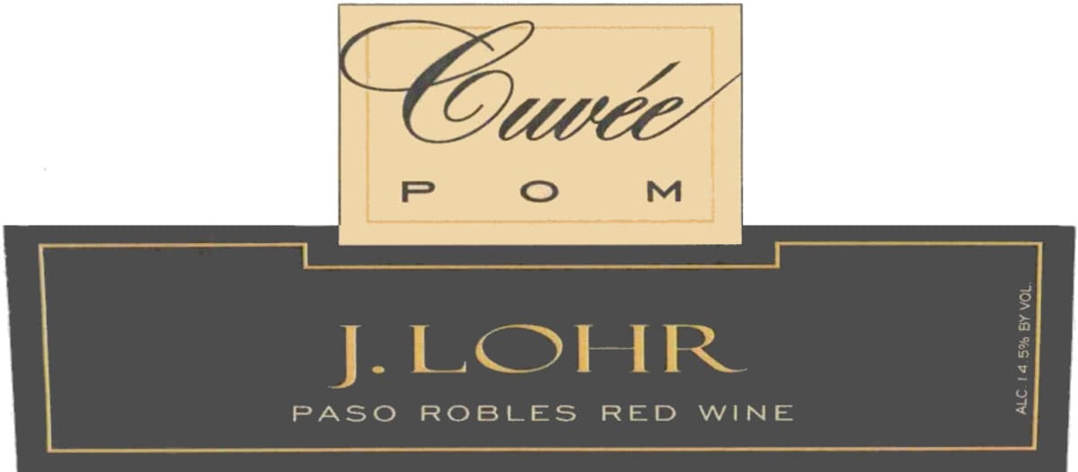 J. Lohr Cuvee POM 2010 Front Label