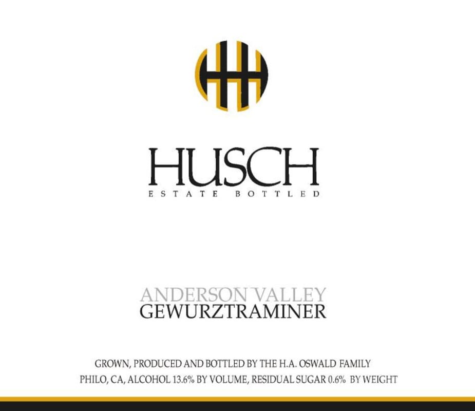 Husch Gewurztraminer 2007 Front Label