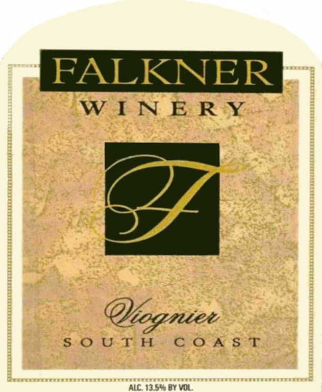 Falkner Winery Viognier 2002 Front Label