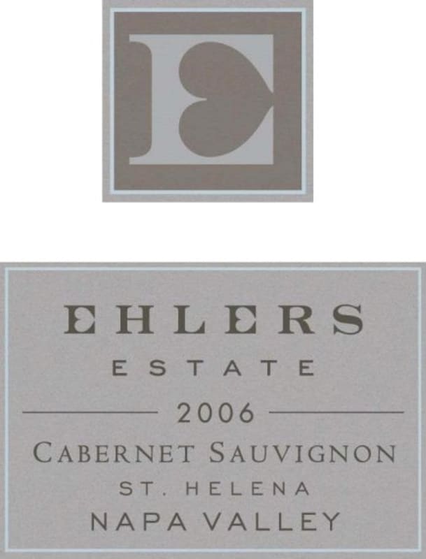 Ehlers Estate Cabernet Sauvignon 2006 Front Label