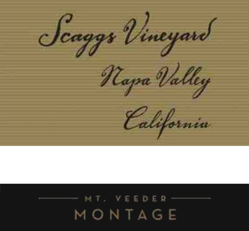 Scaggs Vineyard Montage 2013 Front Label