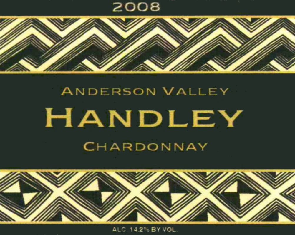 Handley Anderson Valley Chardonnay 2008 Front Label