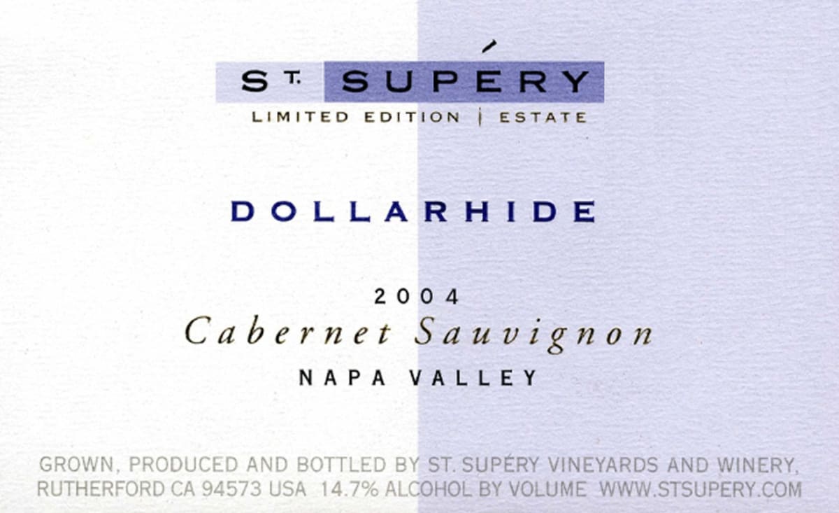 St. Supery Dollarhide Ranch Reserve Cabernet Sauvignon 2004 Front Label