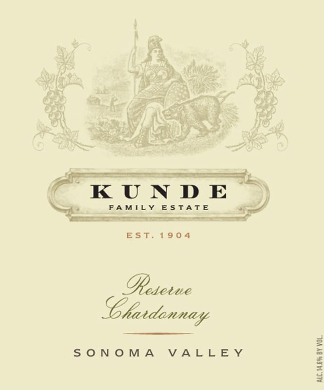 Kunde Reserve Chardonnay 2011 Front Label