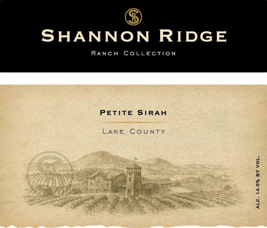 Shannon Ridge Ranch Collection Petite Sirah 2009 Front Label